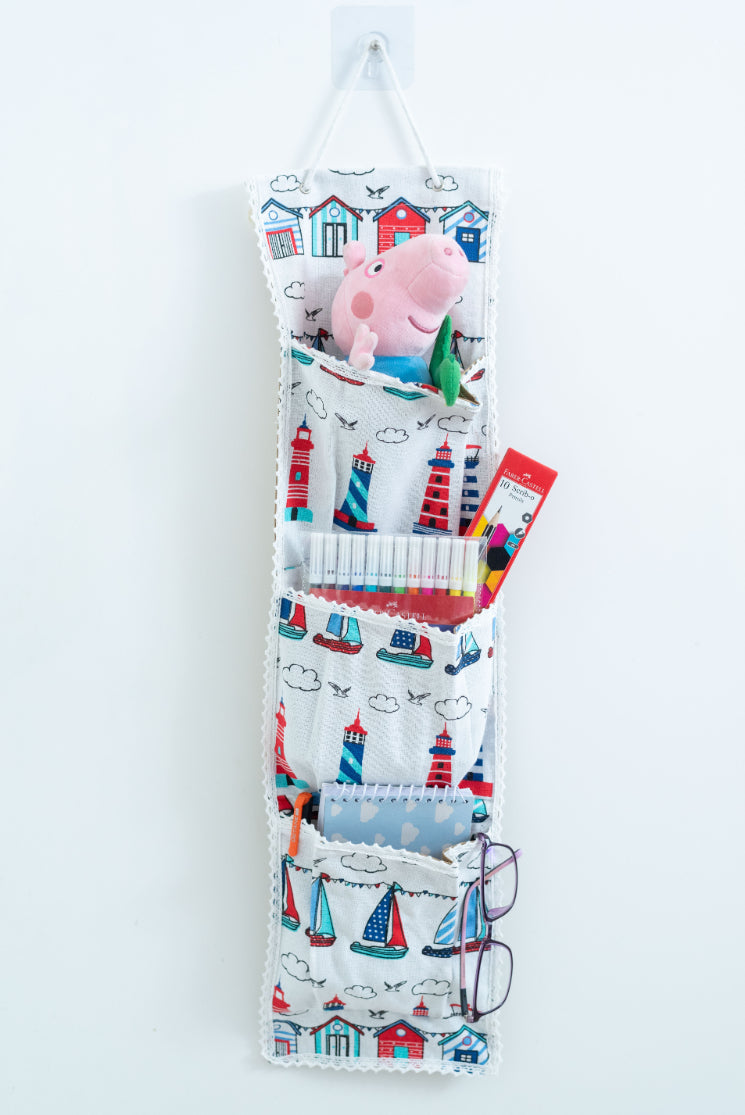 Nautical Dreams - 3 Pocket Wall hanging Organizer