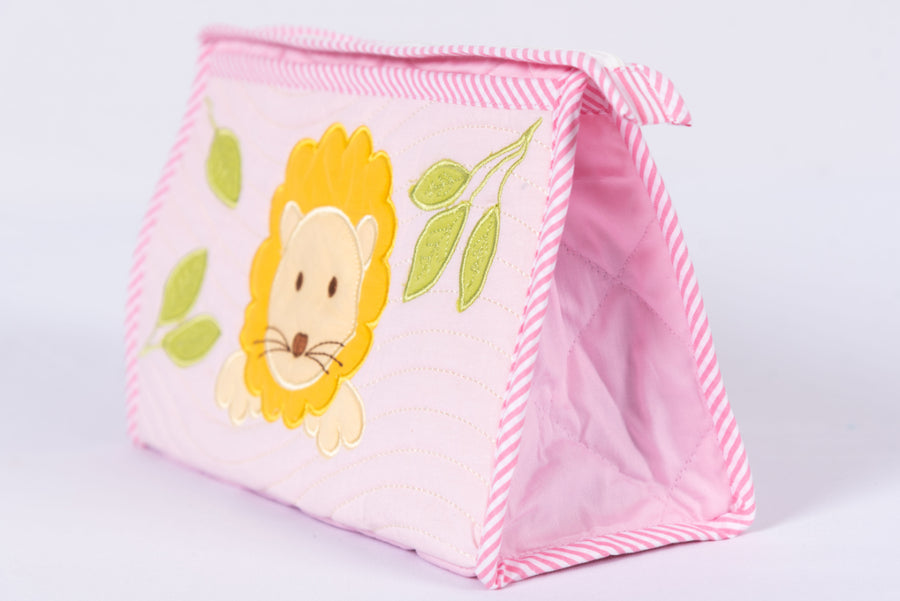 Pink Jungle Friends - Toiletry Bag