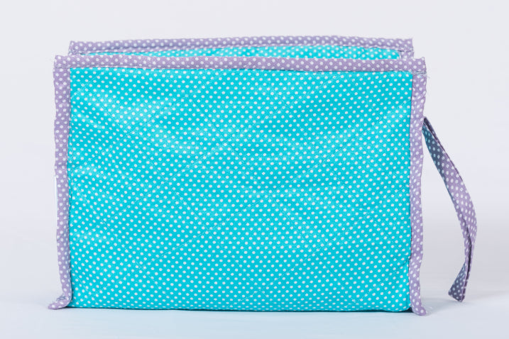 Green & Purple Polka Dots - Toiletry Kit