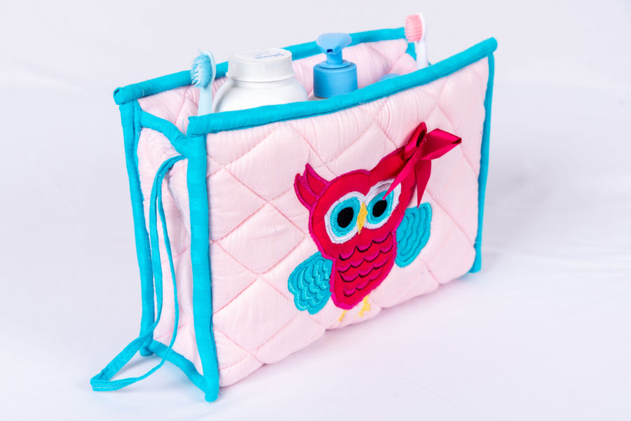 Pink Owl - Toiletry Kit