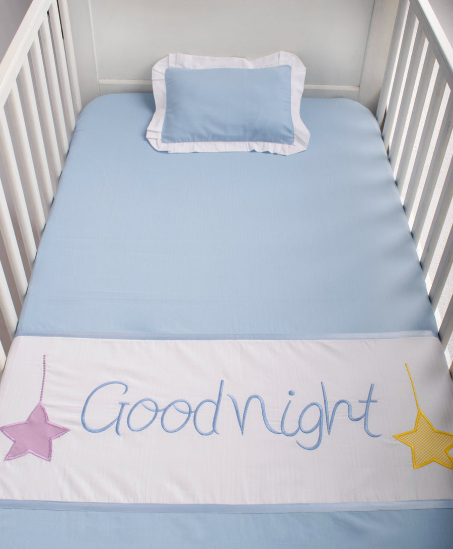 Sweet Lullaby - Cotton Baby Cot Sheet with Pillow