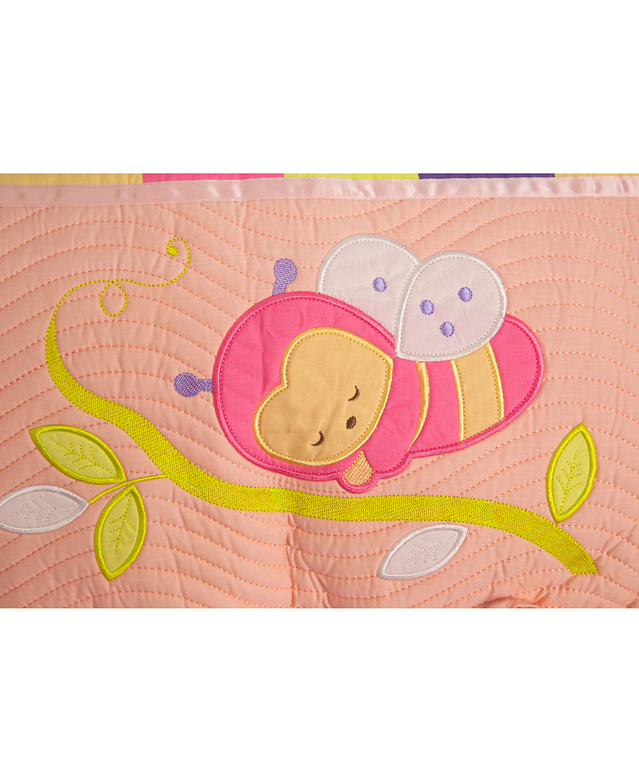 Pink Honeybee- Newborn Mattress Set