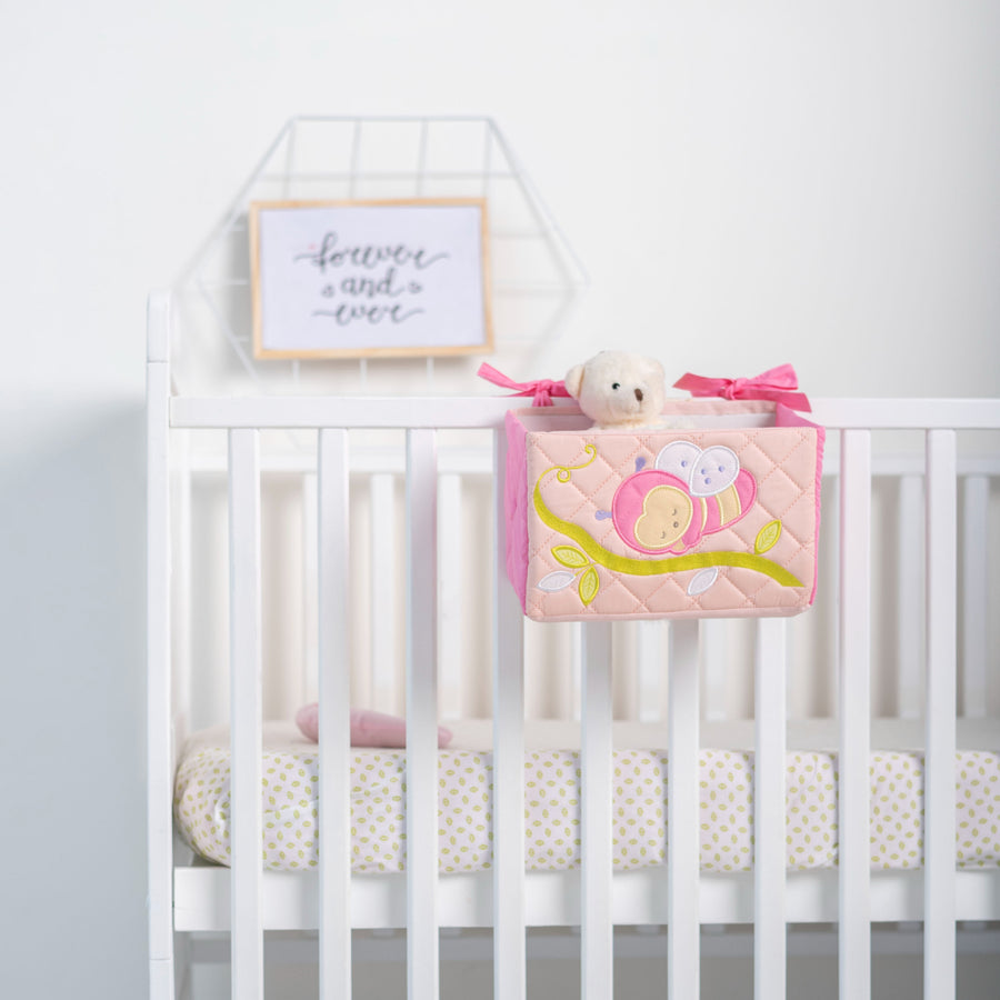 Pink Honeybee - Cot Organizer