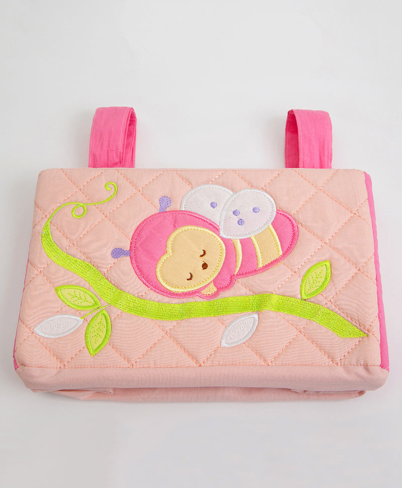 Pink Honeybee - Cot Organizer