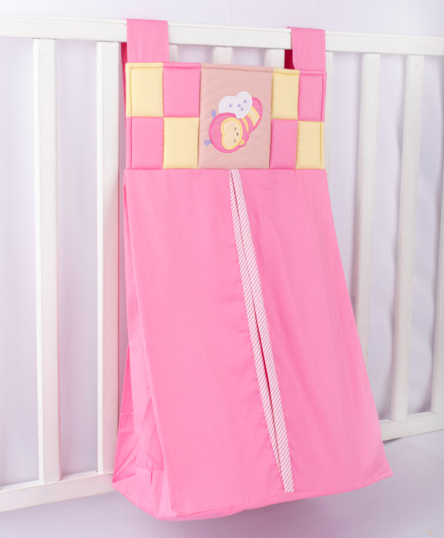 Pink Honeybee - Diaper Stacker